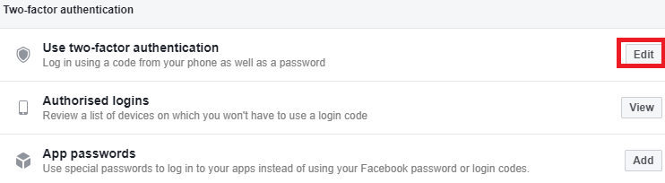 2fa facebook генератор