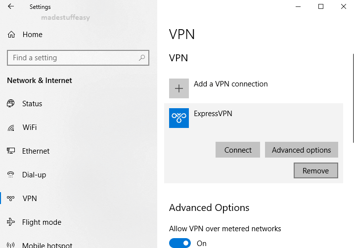 remote desktop not working over vpn connection
